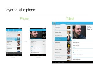 Layouts Multiplane
Phone Tablet
 