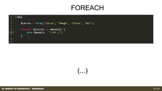 XII Jornada da Informática - Unicesumar 09.2013
 