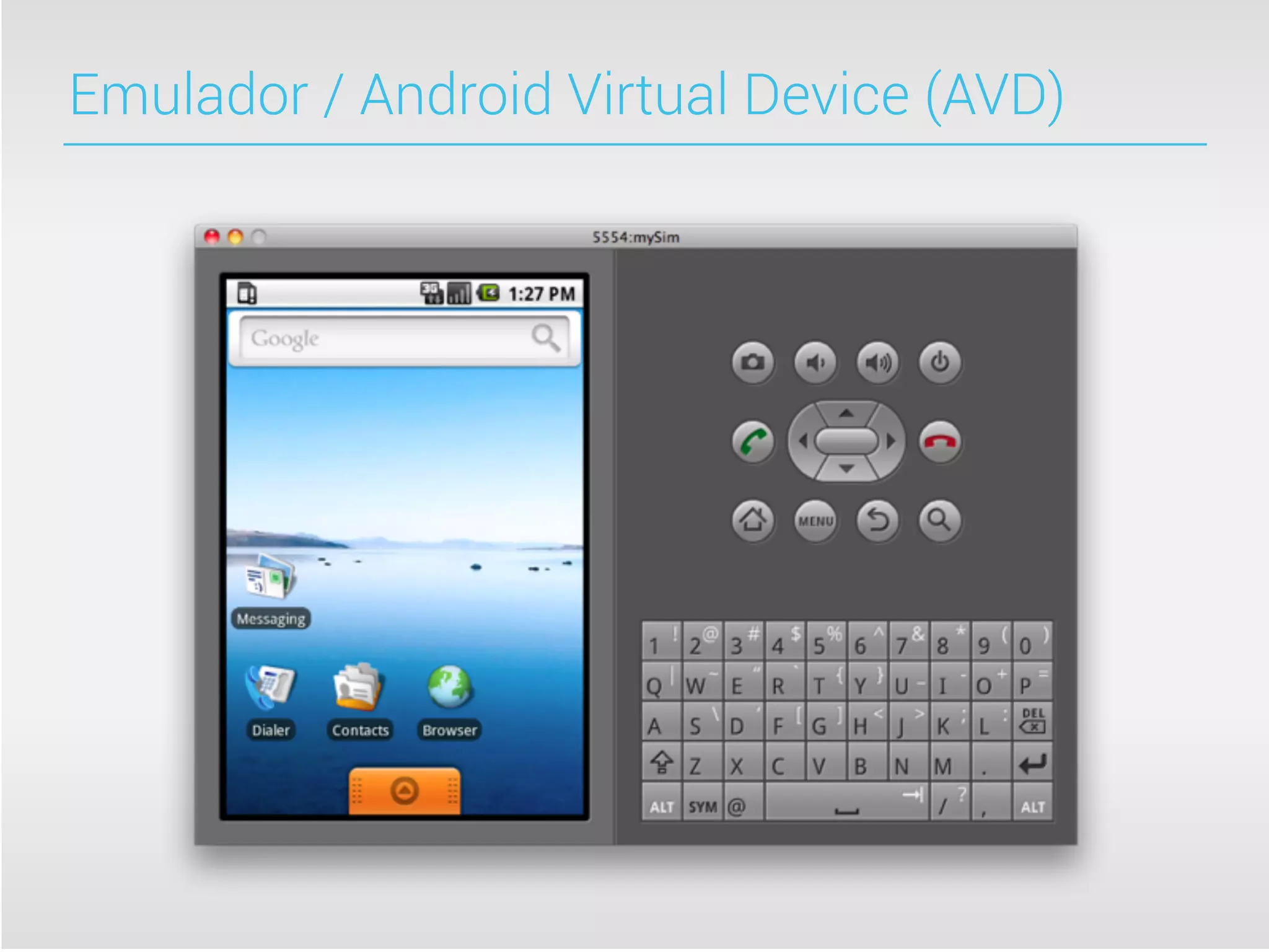 Emulador / Android Virtual Device (AVD)
 