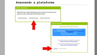 Acessando a plataforma
 