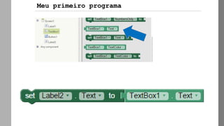 Meu primeiro programa
 