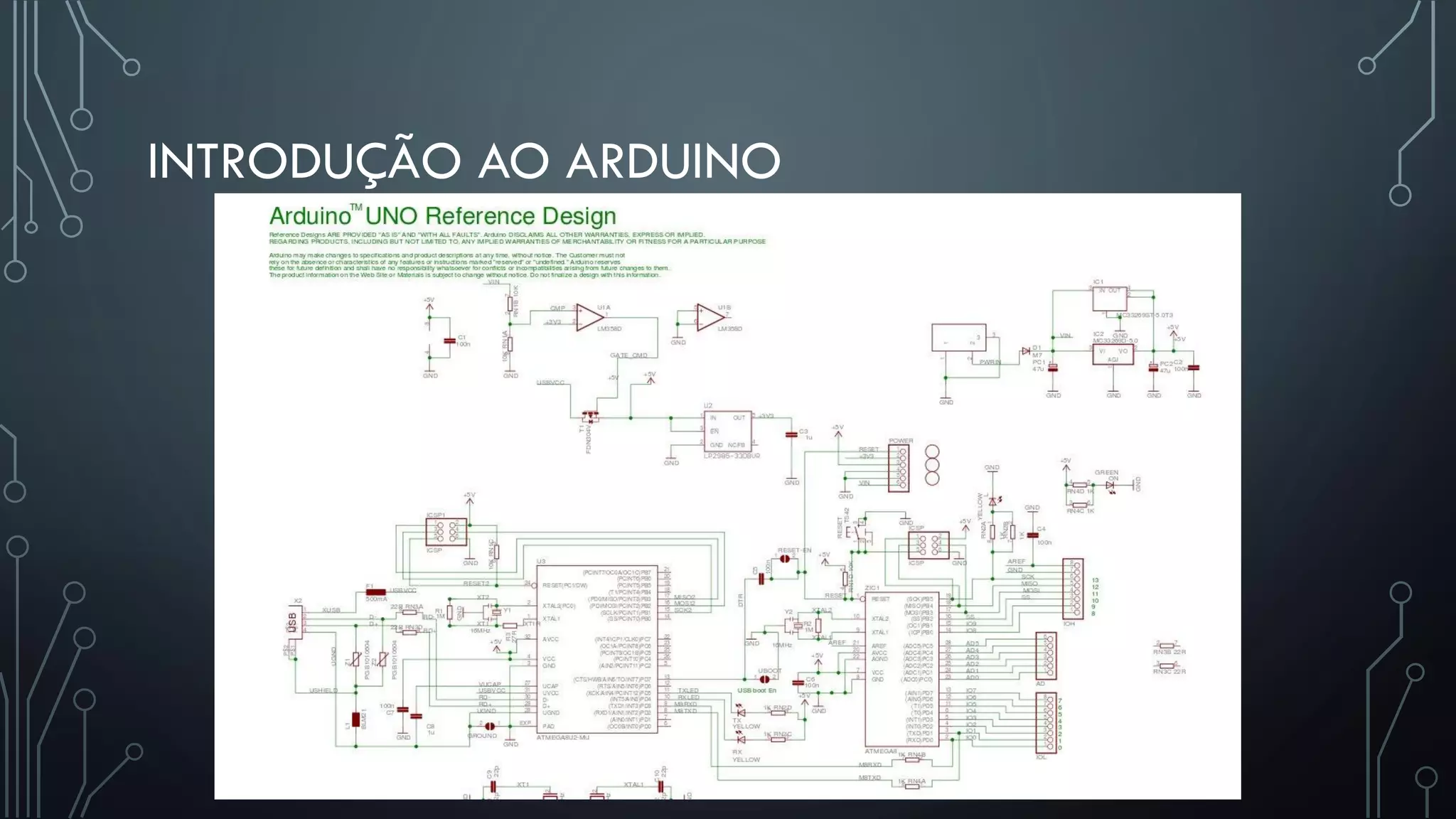 INTRODUÇÃO AO ARDUINO
 
