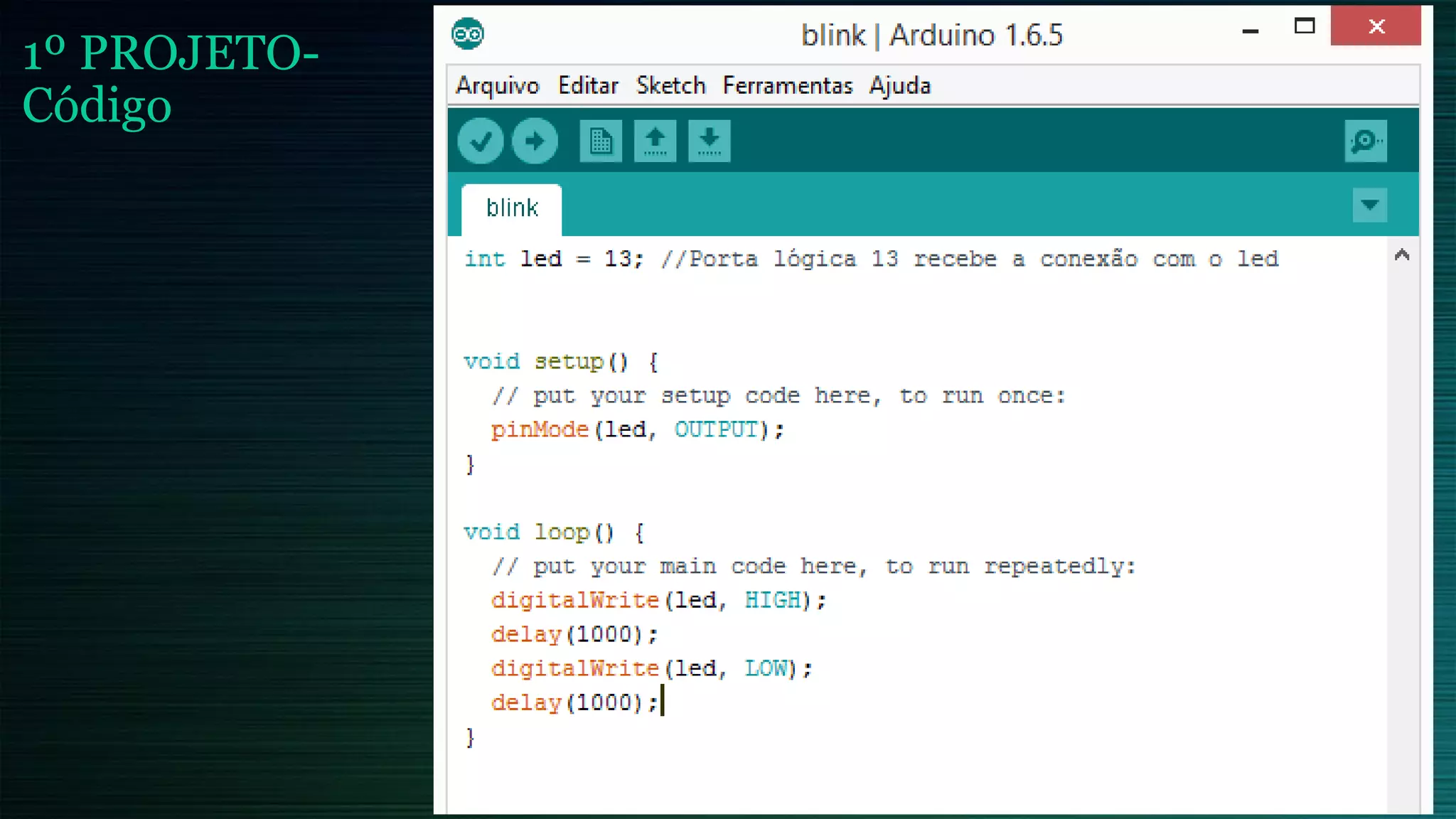 1º PROJETO-
Código
 
