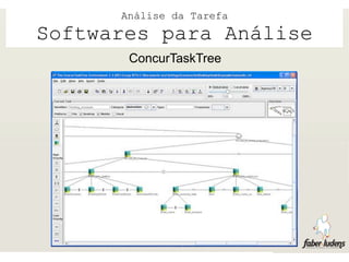 Análise da Tarefa
Softwares para Análise
       ConcurTaskTree
 