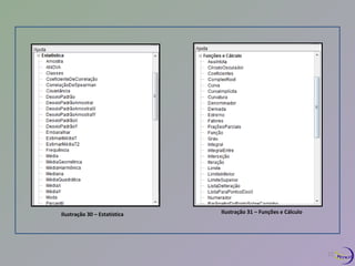 Ilustração 30 – Estatística Ilustração 31 – Funções e Cálculo 
22 
 