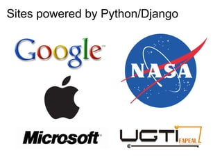 Sites powered by Python/Django
 