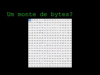 Um monte de bytes?
 