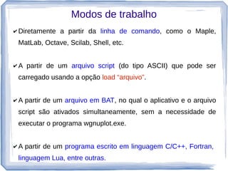 Mini-Curso: gnuplot | PDF