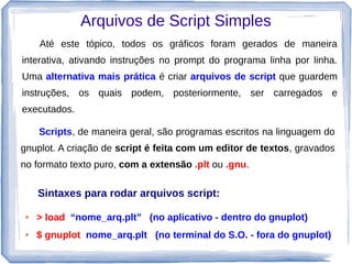 Mini-Curso: gnuplot | PDF