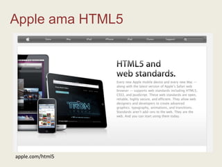 Apple ama HTML5apple.com/html5