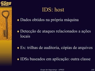 Sistemas de Detecção de Intrusão