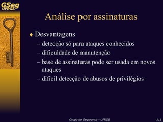 Sistemas de Detecção de Intrusão