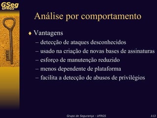 Sistemas de Detecção de Intrusão