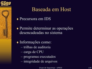 Sistemas de Detecção de Intrusão