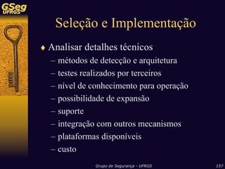 Sistemas de Detecção de Intrusão