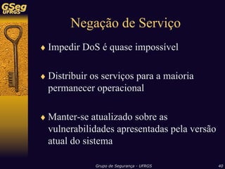 Sistemas de Detecção de Intrusão