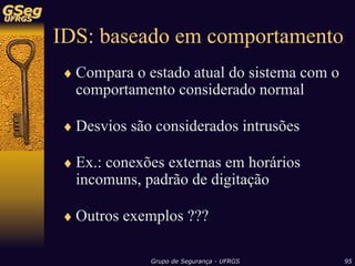 Sistemas de Detecção de Intrusão