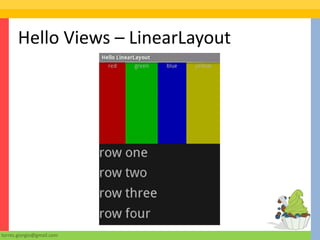 Hello Views – LinearLayout




torres.giorgio@gmail.com
 