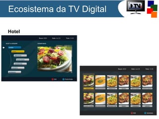 Ecosistema da TV Digital
Hotel

 