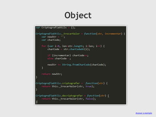 Object

Acessar o exemplo

 