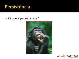 PersistênciaO que é persistência?