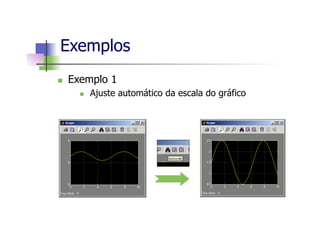 n  Exemplo 1
n  Ajuste automático da escala do gráfico
Exemplos
 