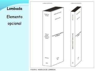 Lombada
Elemento
opcional
 
