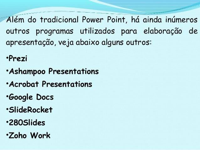 Normas da abnt para trabalhos em power point