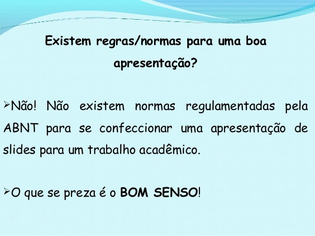 Normas abnt slides power point