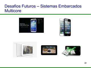 69
Desafios Futuros – Sistemas Embarcados
Multicore
 