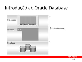 Introdução ao Oracle Database




                                10 /41
 
