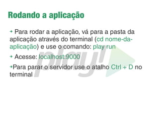 Material para estudo
http://migre.me/kVMXChttp://migre.me/kVN3h
http://migre.me/kVRLf
http://migre.me/l8D5M
Documentação!!!
 