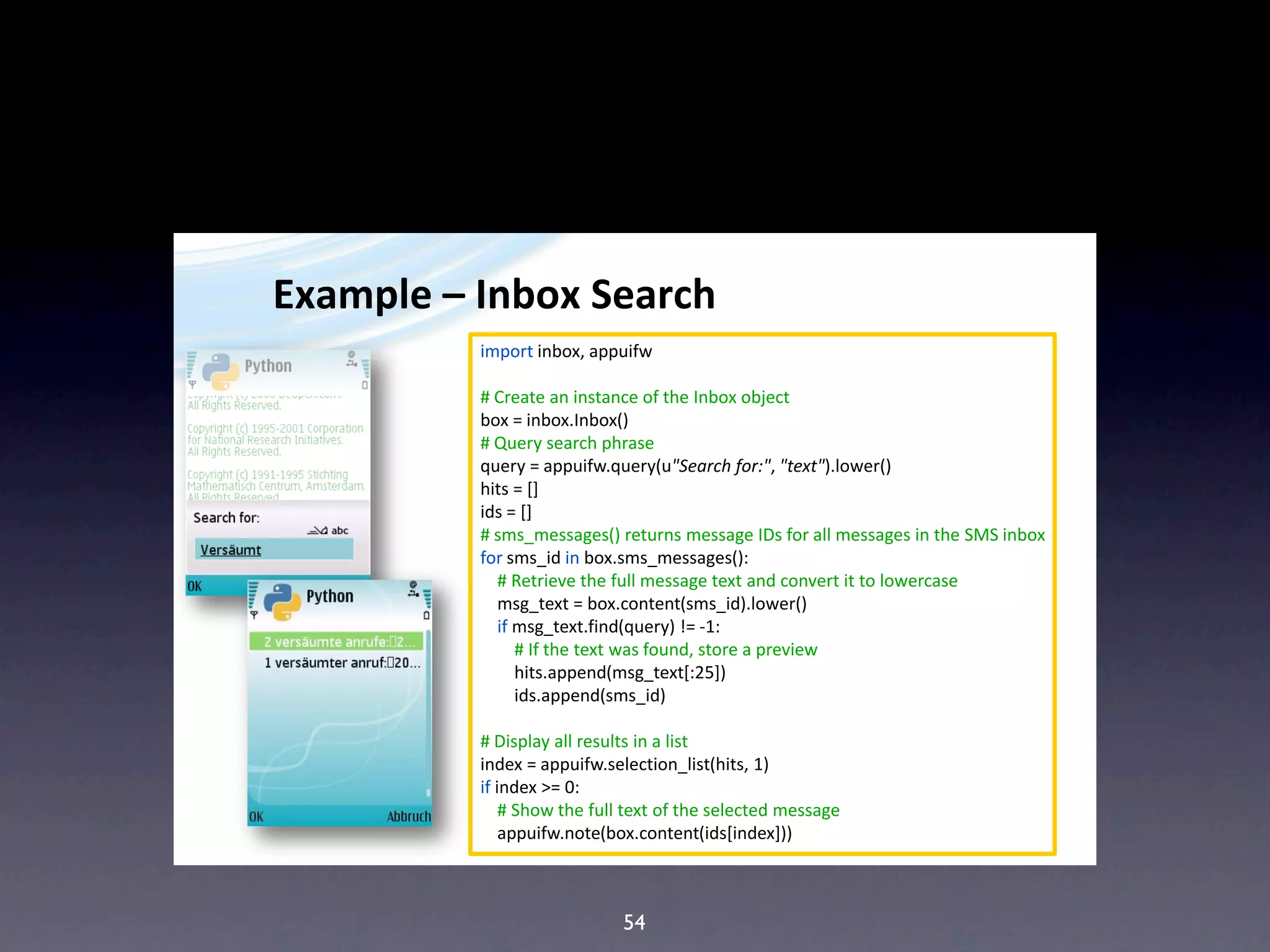 !"#$%&'(! )*+,"(-'#./0(
               2345$6 2"758,(&4492:;

               <(=$%&6%(&"(2"'6&">%(5:(6?%(@"758(57A%>6
               758(B(2"758C@"758DE
               <(F9%$G('%&$>?(4?$&'%
               H9%$G(B(&4492:;CH9%$GD9!"#$%&' ()%*!,(!+#,+!EC+5;%$DE
               ?26'(B(IJ
               2#'(B(IJ
               <('3'K3%''&L%'DE($%69$"'(3%''&L%(@M'(:5$(&++(3%''&L%'(2"(6?%(NON(2"758
               :5$ '3'K2# 2" 758C'3'K3%''&L%'DEP
                 <(Q%6$2%R%(6?%(:9++(3%''&L%(6%86(&"#(>5"R%$6(26(65(+5;%$>&'%
                 3'LK6%86 B(758C>5"6%"6D'3'K2#EC+5;%$DE
                 2: 3'LK6%86C:2"#DH9%$GE(SB(TUP
                    <(@:(6?%(6%86(;&'(:59"#,('65$%(&(4$%R2%;
                    ?26'C&44%"#D3'LK6%86IP-0JE
                    2#'C&44%"#D'3'K2#E

               <(M2'4+&G(&++($%'9+6'(2"(&(+2'6
               2"#%8(B(&4492:;C'%+%>625"K+2'6D?26',(UE
               2: 2"#%8(VB(.P
                   <(N?5;(6?%(:9++(6%86(5:(6?%('%+%>6%#(3%''&L%
                   &4492:;C"56%D758C>5"6%"6D2#'I2"#%8JEE

01                       !"#$%&'()&*+,(-../

                                  54
 