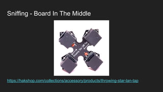 Sniffing - Board In The Middle
https://hakshop.com/collections/accessory/products/throwing-star-lan-tap
 