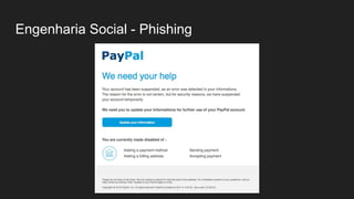 Engenharia Social - Phishing
 