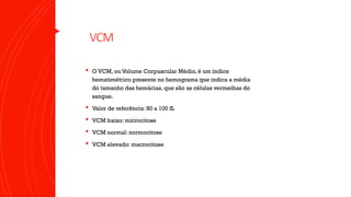 Minicurso sobre Hematologia e interpretação de hemograma | PPTX