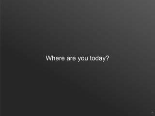 Where are you today?
36
 