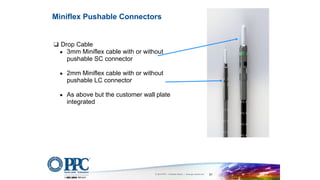 © 2016 PPC – A Belden Brand | www.ppc-online.com 32
PPC MDU Cable & Ducts Solutions
❑ Industry leading crush performance o...