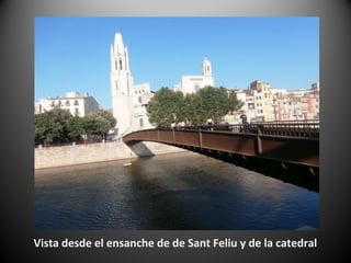 Vista desde el ensanche de de Sant Feliu y de la catedral
 