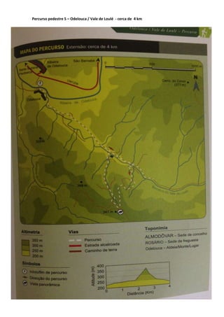 Percurso pedestre 5 – Odelouca / Vale de Loulé - cerca de 4 km
 