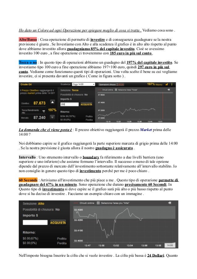 Come Guadagnare Con Le Opzioni Binarie