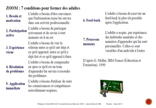 Philippe CLAUZARD MCF Université de la Réunion ESPE - Laboratoire ICARE Février – Mars 2017
 