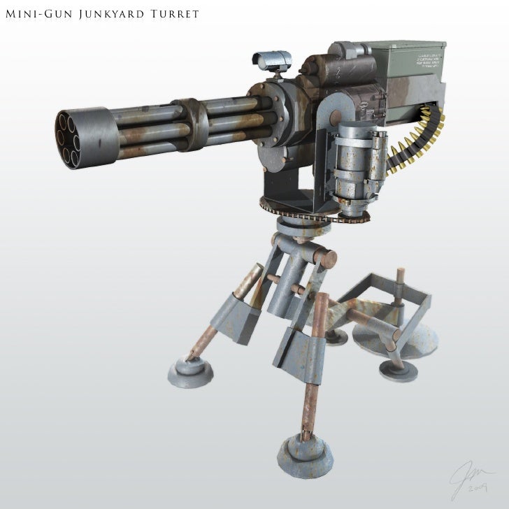 Mini Gun Junkyard Turret