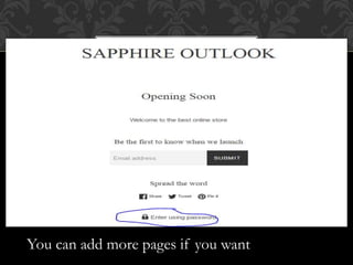 You can add more pages if you want
 