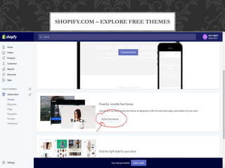 SHOPIFY.COM – EXPLORE FREE THEMES
 