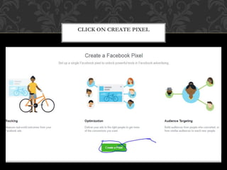 CLICK ON CREATE PIXEL
 