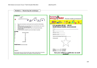 Mini Kickers Curriculum 3-6 yrs Seth Amoafo-PASS 2013 @sethrey1471
104
Module 2 – Mastering the technique
 