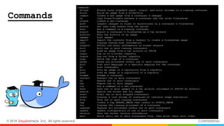 © 2018 inwinSTACK Inc. All rights reserved. CONFIDENTIAL
Commands
 