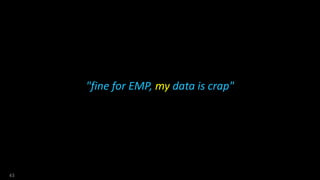 "fine for EMP, my data is crap"
43
 