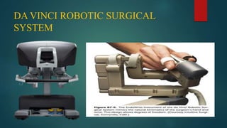 DA VINCI ROBOTIC SURGICAL
SYSTEM
 